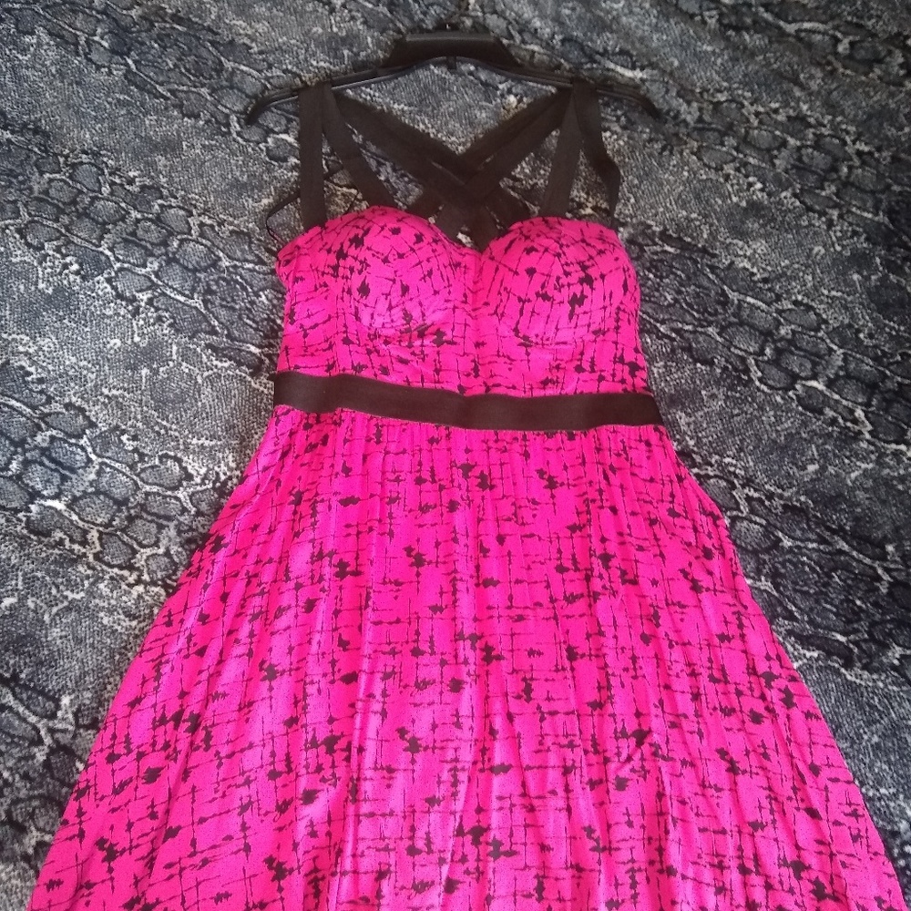 Material Girl pink Maxi dress